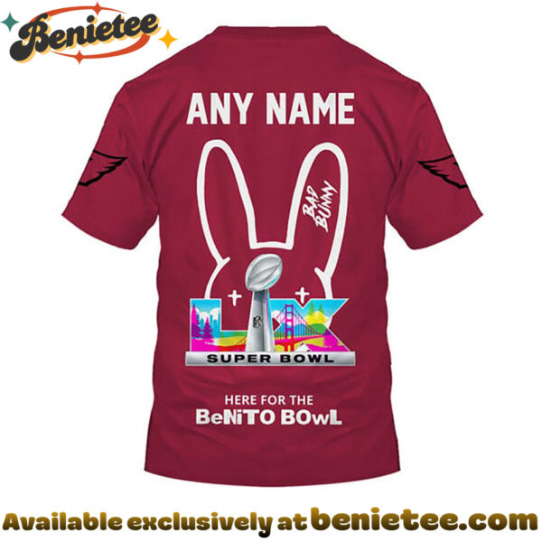 Arizona Cardinals x Bad Bunny Super Bowl 2026 Limited Edition Shirt - Ver 2