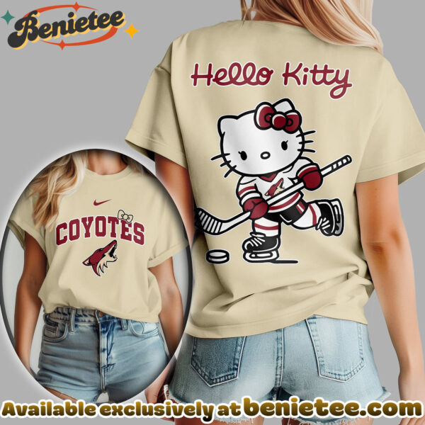 Arizona Coyotes Premium NHL Hello Kitty Womens Shirt