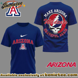 Arizona Wildcats Premium NCAA Grateful Game Day 3D Shirt Hoodie