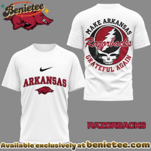 Arkansas Razorbacks Premium NCAA Grateful Game Day 3D Shirt Hoodie