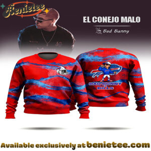 Artistic Bill And Bad Bunny Print Sweatshirt - Ver 2