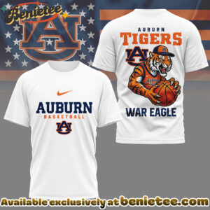 Auburn Tigers Premium NCAA GameDay Basketball 3D Shirt