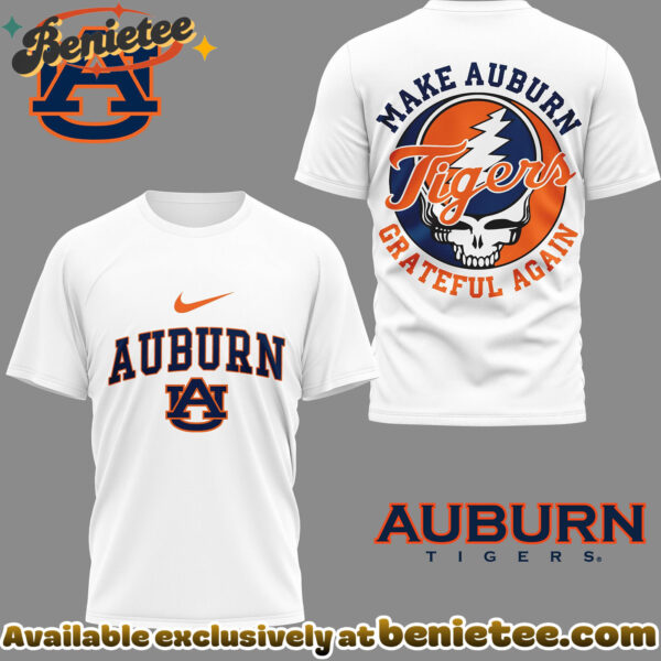 Auburn Tigers Premium NCAA Grateful Game Day 3D Shirt Hoodie