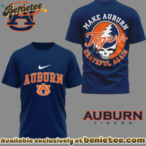 Auburn Tigers Premium NCAA Grateful Game Day 3D Shirt Hoodie - Ver 2