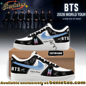 BTS New Merch 2026 World Tour A New ERA Of Music Shoes Air Force 1 - Ver 4