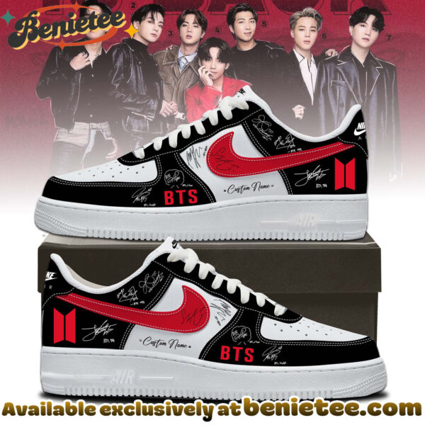 BTS New Merch 2026 World Tour A New ERA Of Music Shoes Air Force 1 - Ver 3