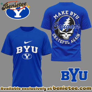 BYU Cougars Premium NCAA Grateful Game Day 3D Shirt Hoodie - Ver 3