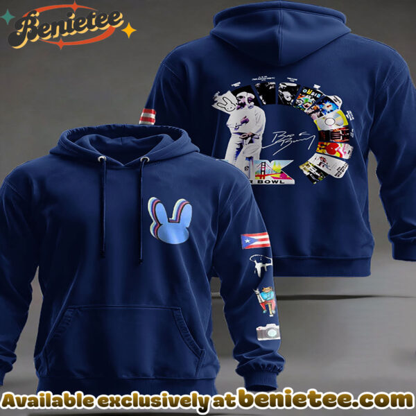 Bad Bunny Benito Bowl Collage Hoodie - Ver 2