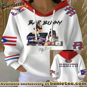 Bad Bunny Benito Bowl Ribbed Hoodie