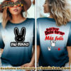 Bad Bunny Bilingual Cool Rabbit · Front And Back Printed Fashion Short Sleeved T-Shirt