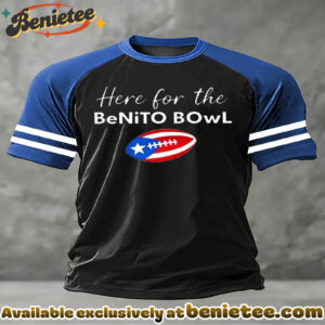 Bad Bunny Here For The Benito Bowl short sleeve t-shirt - Ver 2