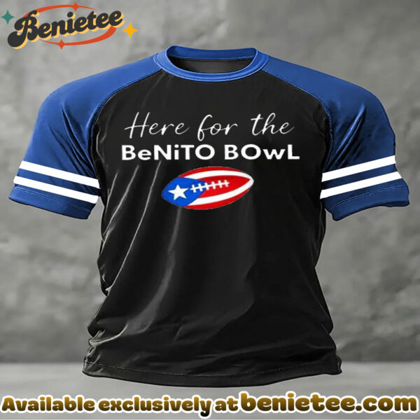 Bad Bunny Here For The Benito Bowl short sleeve t-shirt - Ver 2