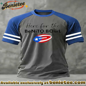 Bad Bunny Here For The Benito Bowl short sleeve t-shirt - Ver 3