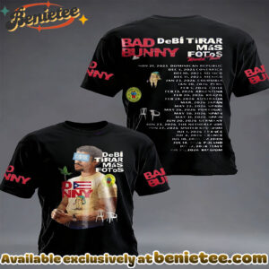 Bad Bunny Print Casual T-Shirt