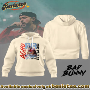 Bad Bunny Print Unisex Casual Hoodie - Ver 4