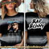 Bad Bunny Retro AlbumFront Back Print Short-Sleeve T-Shirt