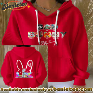 Bad Bunny Super Bowl Collage Hoodie