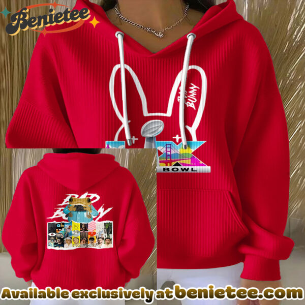 Bad Bunny Super Bowl LX Graphic Hoodie - Ver 3