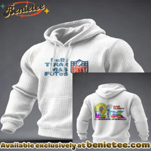 Bad Bunny Super Bowl Puerto Rico Waffle Hoodie - Ver 3