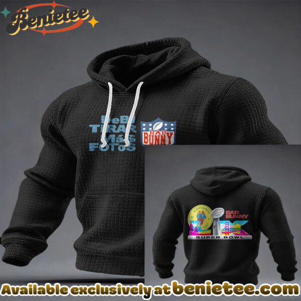 Bad Bunny Super Bowl Puerto Rico Waffle Hoodie