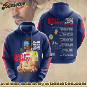 Bad Bunny World Tour Unisex Versatile Hooded Sweatshirt