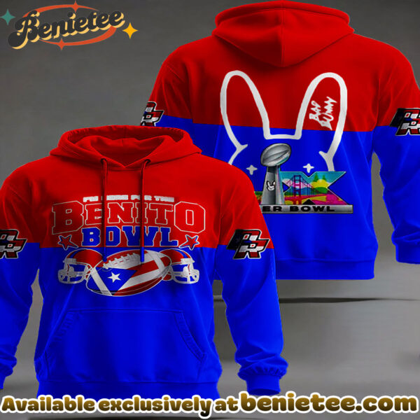 Bad Rabbit Football Collaboration Unisex Hooded Sweatshirt
