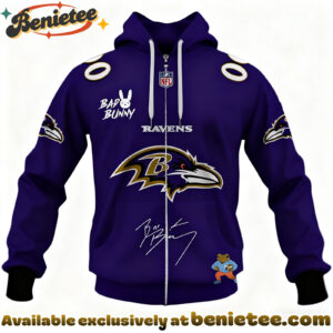 Baltimore Ravens x Bad Bunny Super Bowl 2026 Limited Edition Shirt - Ver 2