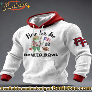 Benito Bowl Frog Print Contrast Hoodie - Ver 2