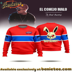 Bills And Bad Bunny Crew Neck Sweatshirt