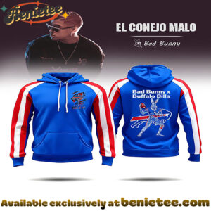 Bill's Bad Bunny Design Printed Hoodie