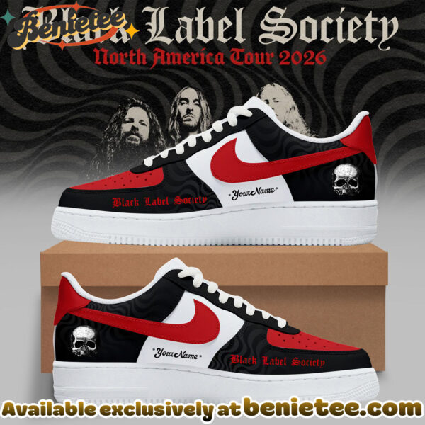 Black Label Society North America Tour 2026 Collection - Air Force 1