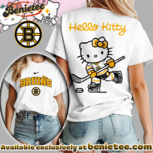 Boston Bruins Premium NHL Hello Kitty Womens Shirt