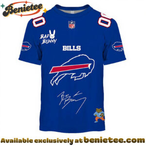 Buffalo Bills x Bad Bunny Super Bowl 2026 Limited Edition Shirt - Ver 2