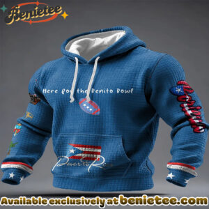 Bunny Football Music Lover Printed Hoodie - Ver 20