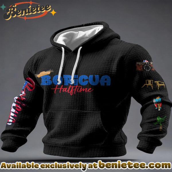 Bunny Football Music Lover Printed Hoodie - Ver 5