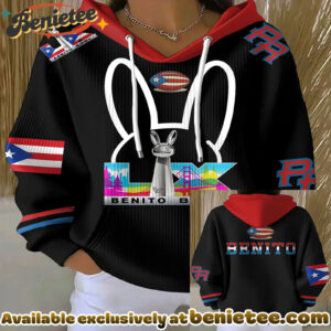 Bunny Football Music Lover Printed Hoodie - Ver 8