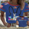 Bunny Football Music Lover Printed T-shirt - Ver 5
