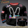 Bunny Football Music Lover Printed Waffle Tops - Ver 7