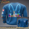 Bunny Football Music Lover Printed Waffle Tops - Ver 4