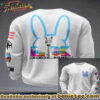 Bunny Football Music Lover Printed Waffle Tops - Ver 2