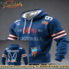 Bunny Music Football Lover Buffalo Printed Hoodie