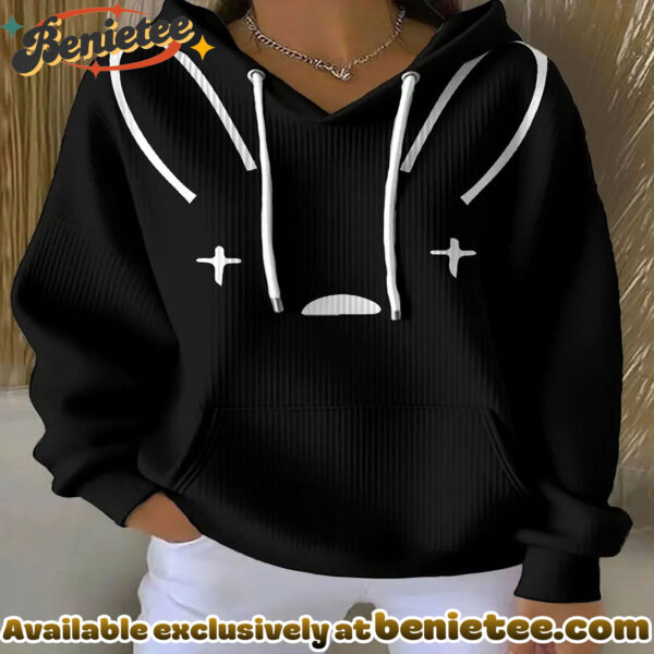 Bunny Music Football Lover Printed Hoodie - Ver 2