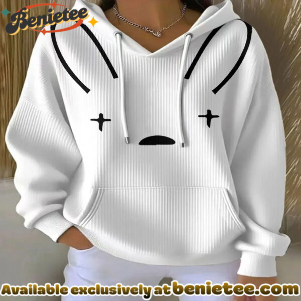 Bunny Music Football Lover Printed Hoodie