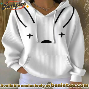 Bunny Music Football Lover Printed Hoodie