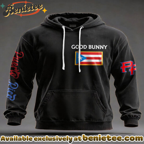 Bunny Music Lover Printed Hoodie - Ver 2