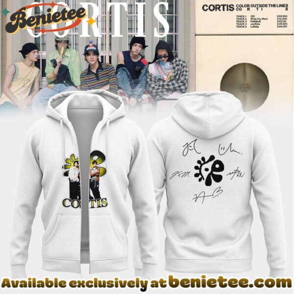 CORTIS COLOR OUTSIDE THE LINES Limited Edition Signature - Hoodie - Ver 13
