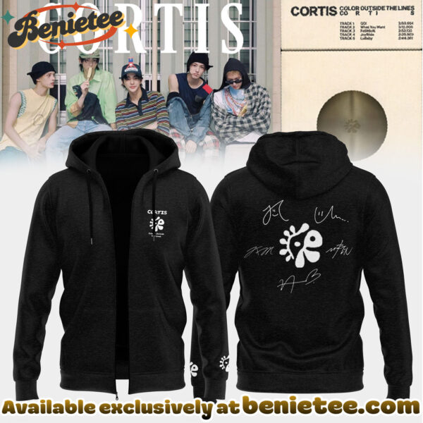 CORTIS COLOR OUTSIDE THE LINES Limited Edition Signature - Hoodie - Ver 14