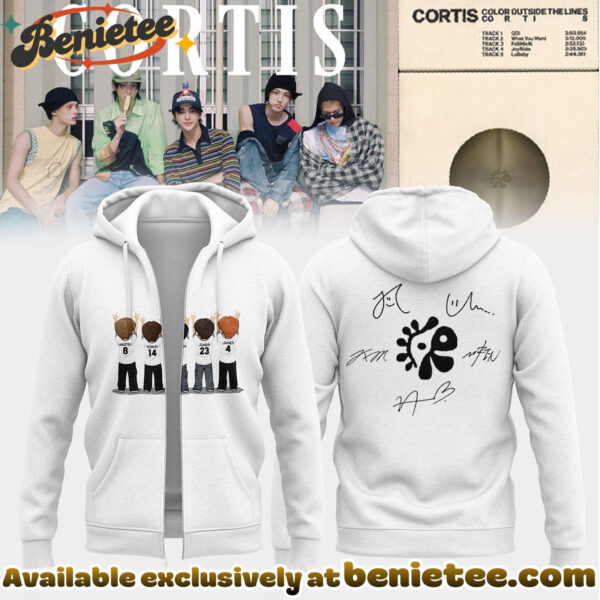 CORTIS COLOR OUTSIDE THE LINES Limited Edition Signature - Hoodie - Ver 15