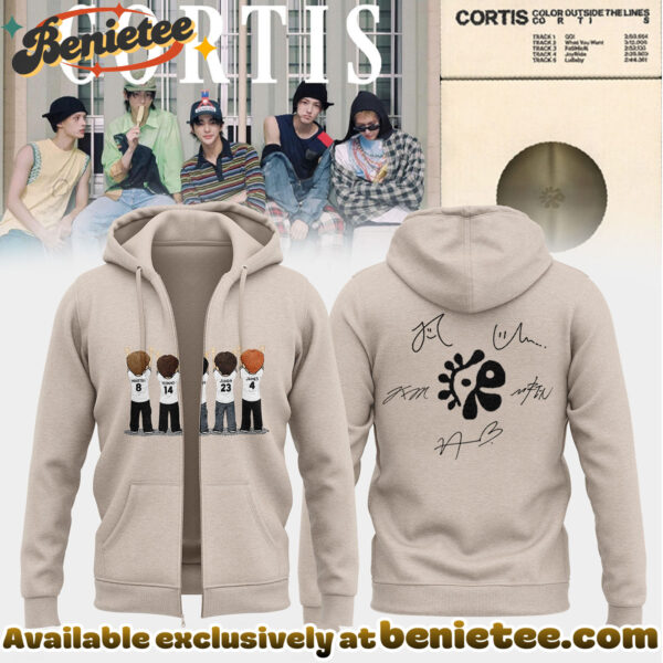CORTIS COLOR OUTSIDE THE LINES Limited Edition Signature - Hoodie - Ver 17