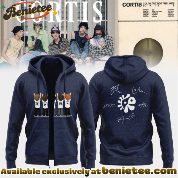 CORTIS COLOR OUTSIDE THE LINES Limited Edition Signature - Hoodie - Ver 18